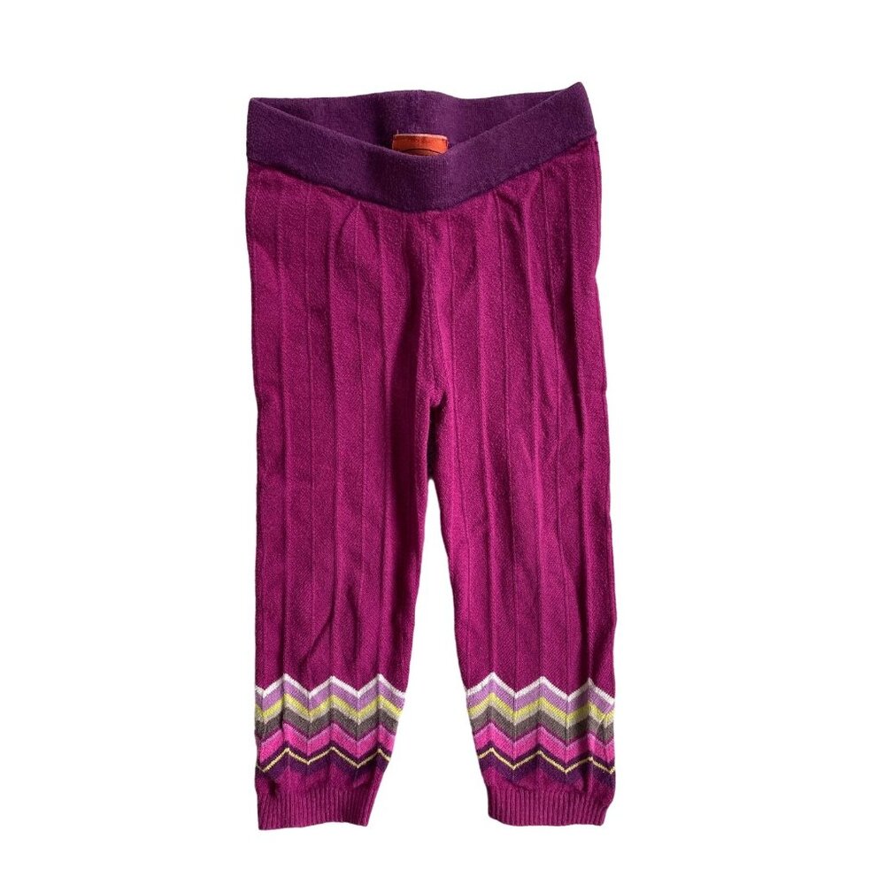 Missoni Girls For Target Purple Sweater Pants joggers Toddler 18-24 months